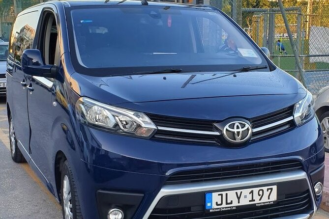 8 Seater Van - Malta International Airport to Hotel/Accommodation - Meet-and-greet at the airport: finding your driver without stress