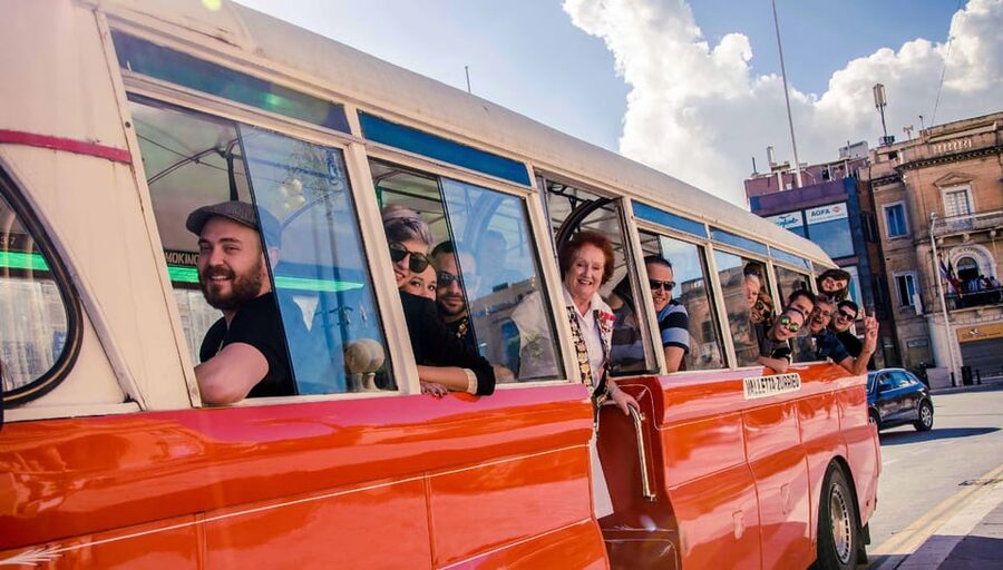 Aviation Museum, Mosta Church, WWII Shelters inc. Platter - The value of Malta’s Xar abank bus (and why it matters)