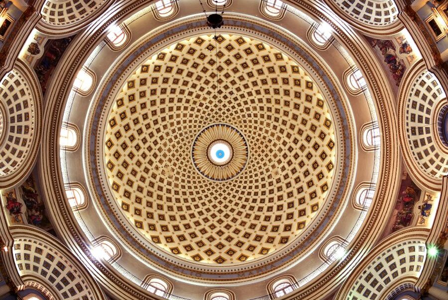Aviation Museum, Mosta Church, WWII Shelters inc. Platter - Mosta Rotunda: the dome, the miracle story, and the parts most tours miss