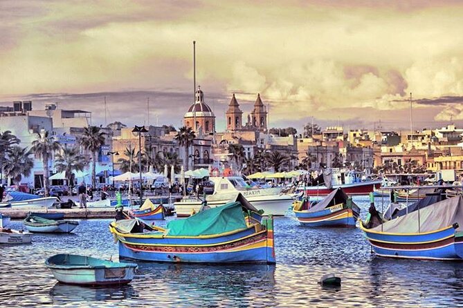 Blue Grotto and Sunday Market at Marsaxlokk Fishing Village Tour - Guides, language, and what to watch for on the ground