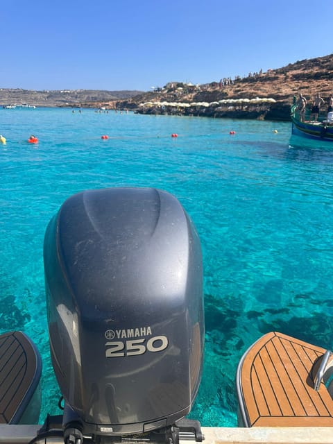 Blue Lagoon, Crystal Lagoon & Comino Caves Private Boat Tour - The itinerary at a glance: fast stops, lots of water