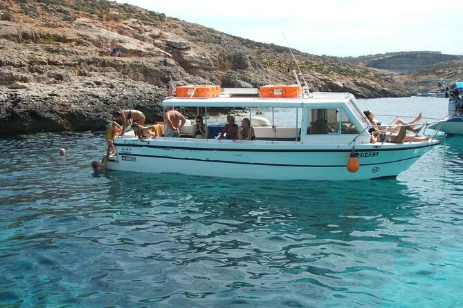 Comino and Gozo Private Boat Tour : Julie Pearl Boat - Gozo south coast around Qala: Tal-Halfa, Hondoq, and Bemberin gorge