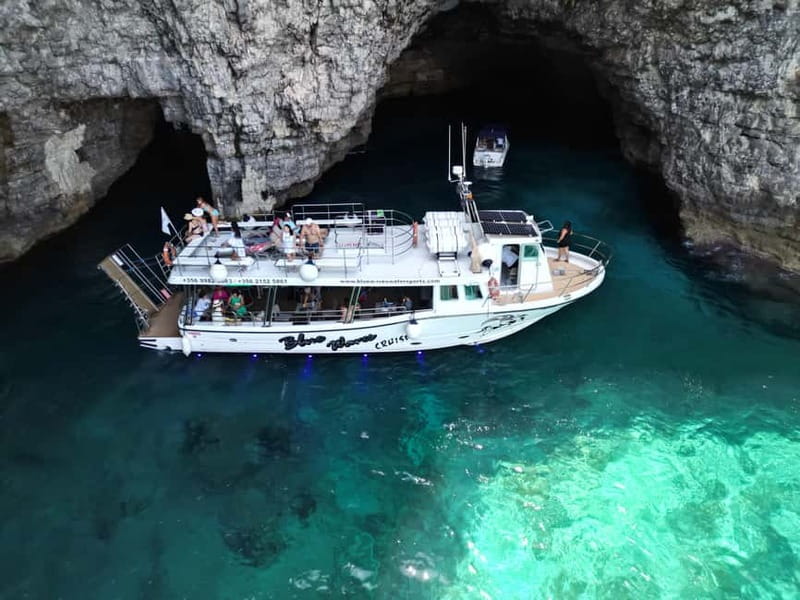 Comino Blue Lagoon & Crystal Lagoon - 3 Bay Cruise - Blue Lagoon: 2 Hours to Decide Between Comino Foot Time or Staying Afloat
