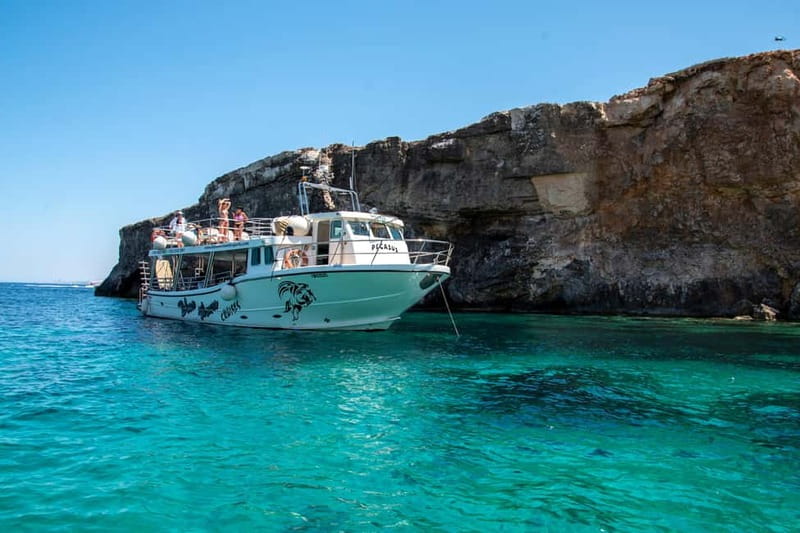 Comino Blue Lagoon & Crystal Lagoon - 3 Bay Cruise - Ħalfa Rock: The Short, Sweet Snorkel Anchor