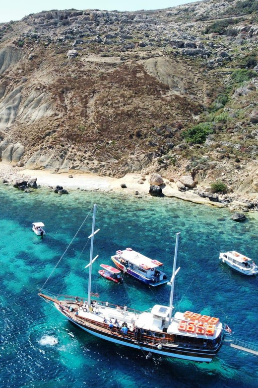 Comino Island , Blue lagoon, Crystal Lagoon & Gozo & Caves - On board: light snacks, cash bar, and wet-day basics