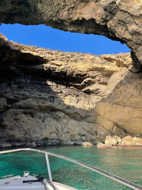 Comino Private Boat Tours: Blue/Crystal Lagoon, Malta & Gozo - Cominotto: photo stop energy, not a long swim detour
