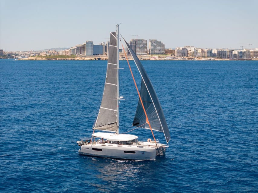 Evening Catamaran Charter - Leaving From Marina di Valletta: Getting Ready for the Golden Hour
