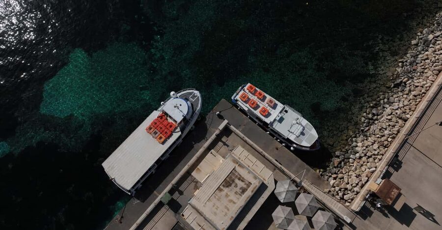 Ferry service to Blue Lagoon (opt. stop in Gozo)& Caves trip - How the Malta-to-Comino ferry day actually plays out