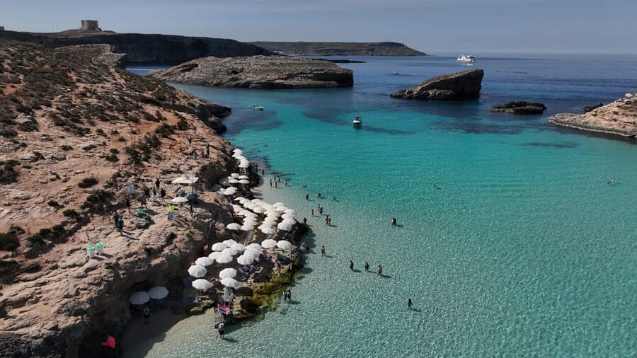 Ferry service to Blue Lagoon (opt. stop in Gozo)& Caves trip - Blue Lagoon: swimming and snorkeling time that’s mostly on your terms