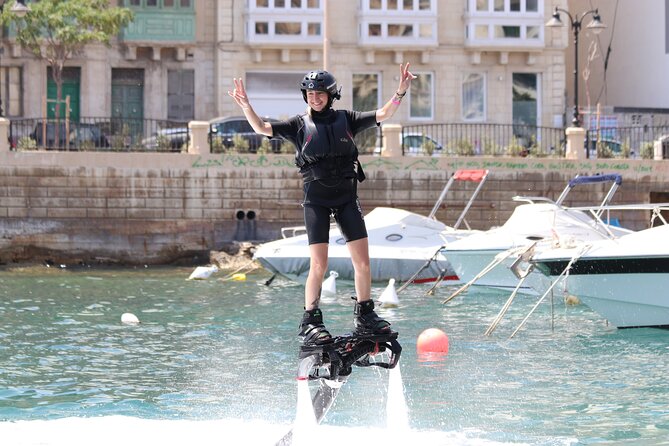 Flyboard Full Flight (30min) - Learning Fast: Land Practice and Communication Helmet Cues