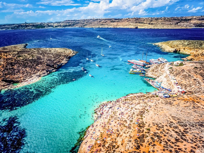 From Bugibba: Blue Lagoon Afternoon Swim with Sunset Cruise - Finding Sirens Quay (behind Loa restaurant) and getting comfortable on the catamaran
