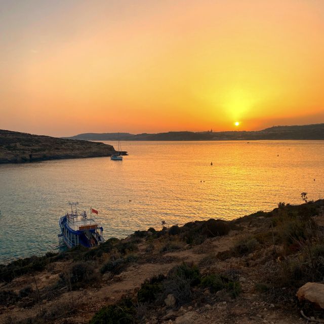 From Bugibba: Blue Lagoon Sunset Cruise - From Bugibba Jetty to a Maltese golden hour