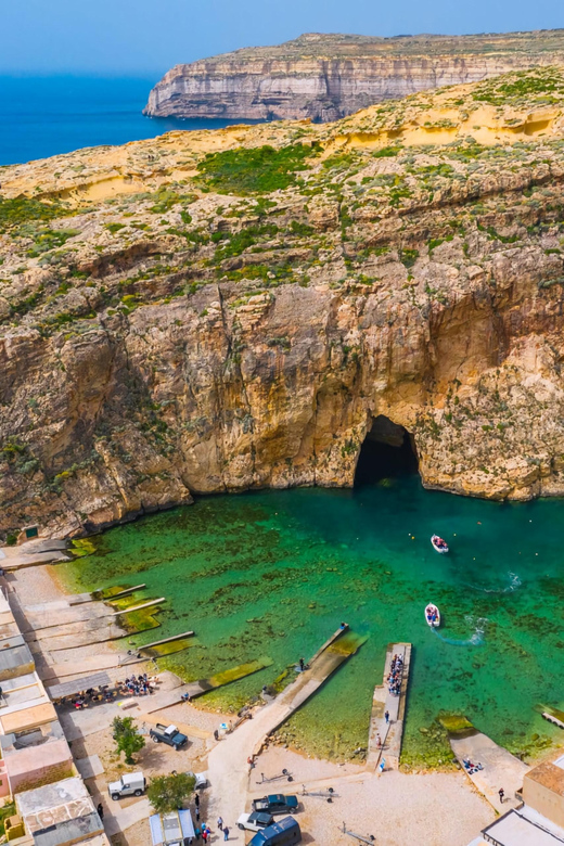 From Malta: Gozo 4x4 Buggy Tour with Lunch and Transfers - Comino Island, Blue Lagoon, Crystal Lagoon, and Sea Caves: the return boat part of the day