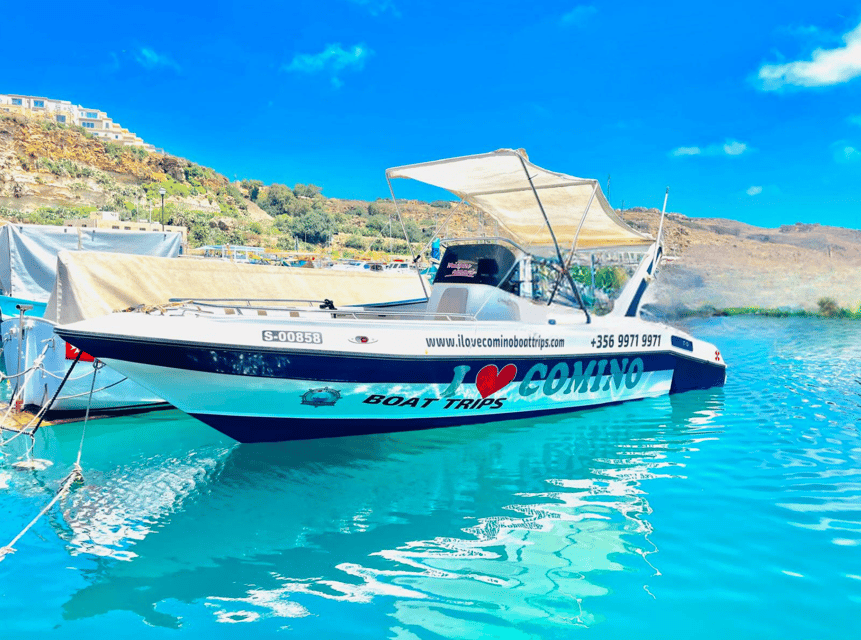 From Malta/Gozo: Comino & Crystal Lagoon Private Boat Trip - Onboard Comfort: Shade, Sundeck, Bluetooth Music, and Cold Drinks