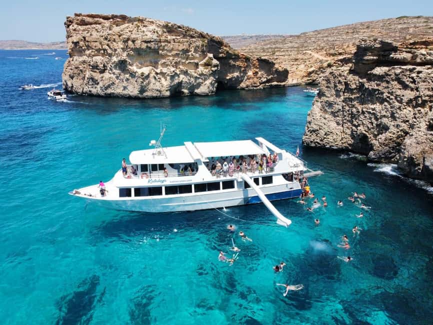From Sliema: Comino, Crystal Lagoon, and Blue Lagoon Cruise - The cruise along Malta’s coast before you even reach the lagoons