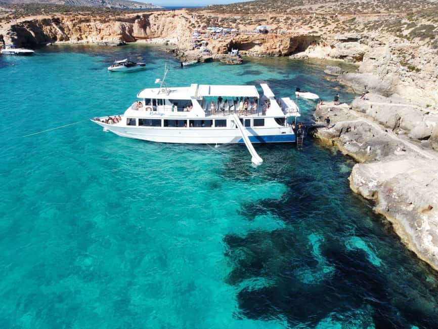 From Sliema: Comino, Crystal Lagoon, and Blue Lagoon Cruise - Crystal Lagoon (and St. Nicholas Bay): your first swim window