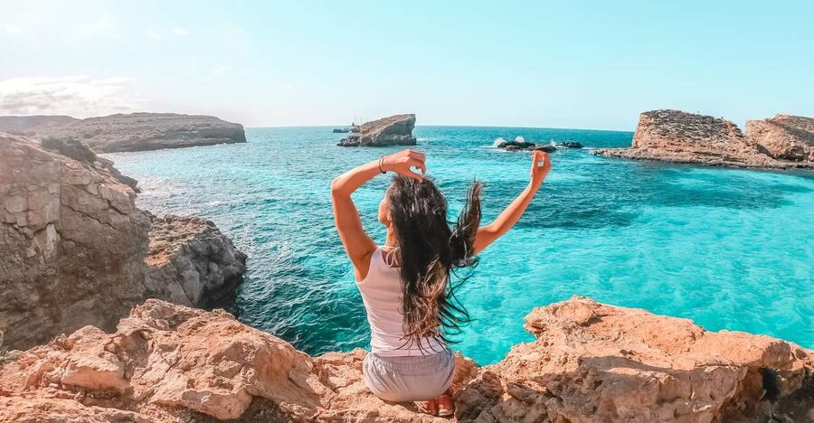 From Sliema: Comino Island and Blue Lagoon Cruise - From Sliema Ferries to Comino: the best part is the coastline cruise