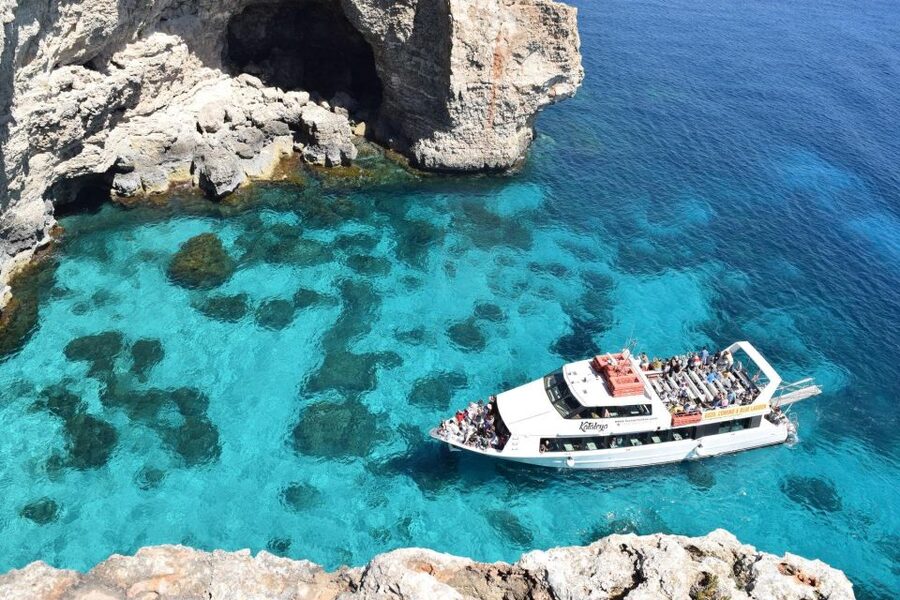 From Sliema: Comino Island and Blue Lagoon Cruise - Crystal Lagoon or St Nicholas Bay: the swim-stop that often steals the show