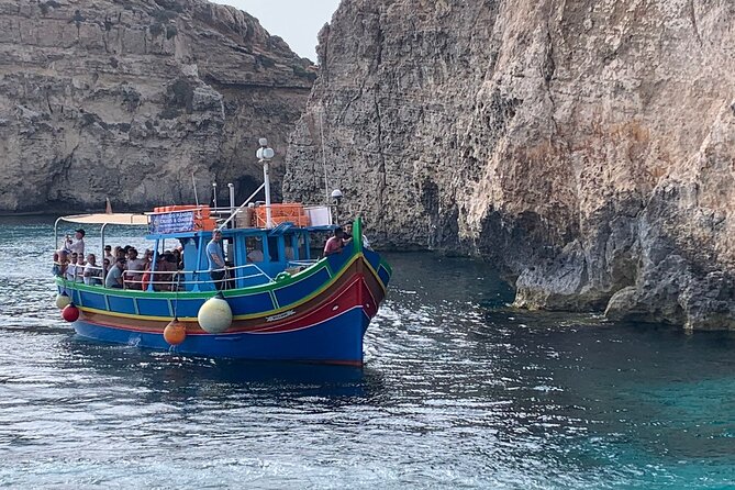 Full Day Private charter to Crystal & Blue Lagoon, Caves & Gozo - San Niklaw Bay and Santa Marija Bay: Softer, Family-Friendly Shore Time