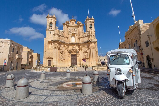 Gozo All Inclusive Chauffeured Tuk Tuk Day Tour - Blue Lagoon - Xlendi Bay, Fontana, and the Citadel: three different Gozo moods