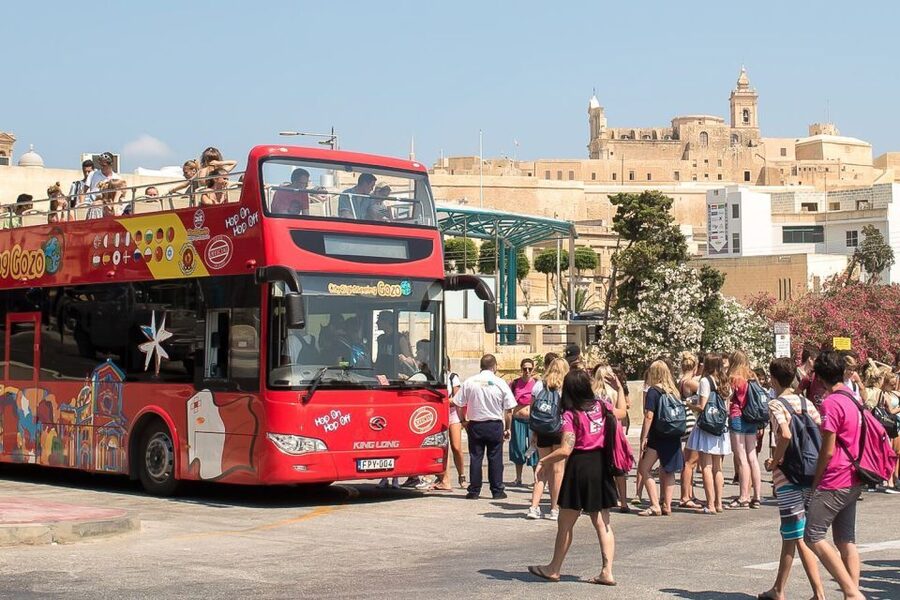 Gozo: City Sightseeing Hop-On Hop-Off Bus Tour - Mgarr Harbor: Fort Chambray and a great first photo angle