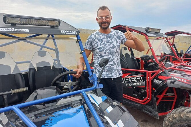 Gozo Full Day Buggy Tour with Boat Ride - Food tasting, insurance, and the small-group feel