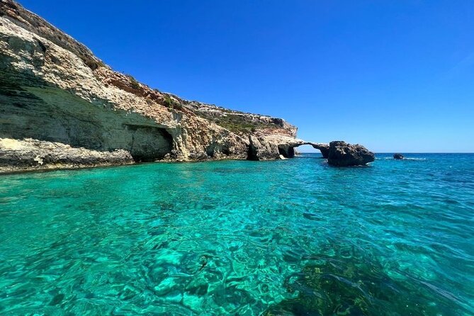 Half Day Malta Tour to Gozo Comino and Blue Lagoon Caves - Stop 1: Crystal Lagoon for Clear Water and a Snorkel-Friendly First Swim