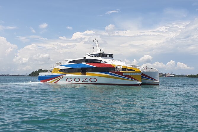 Highspeed Catamaran Crossing Between Malta and Gozo - Where you board in Malta: Xatt Lascaris setup in real life
