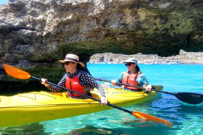 Kayak Gozo and Comino Guided Kayak Adventure - Hondoq Bay launch: gear, life vests, and getting comfortable fast