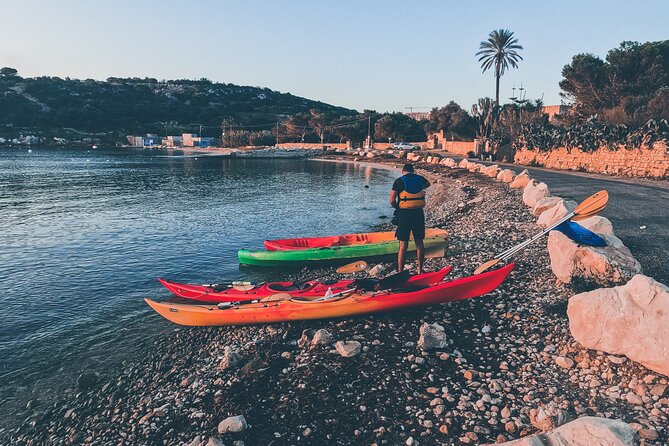 Kayak Tour Golden Hour at St Paul's Island 2 hours 30 minutes - Paddle along the coast: blue water, WW2 remnants, and small moments