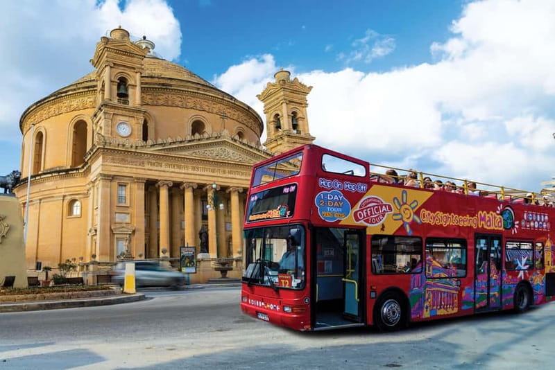 Malta: 2-Day Hop-On Hop-Off Bus & Harbour Cruise (CMO) - South Route on the Red Line: Valletta and the Three Cities rhythm