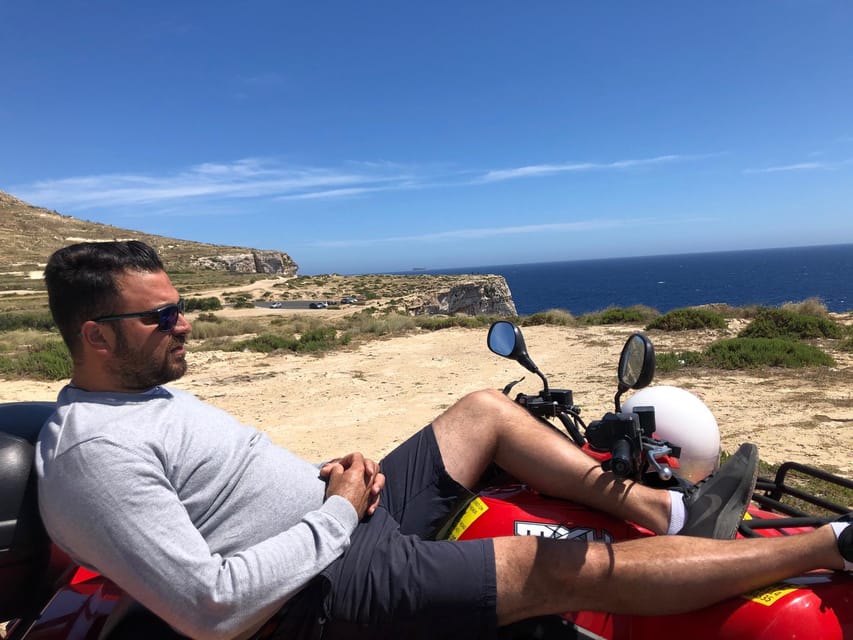 Malta: 4 hour Quad Bike Island Tour - Stop 3: Mistra Bay for 45 minutes of swimming