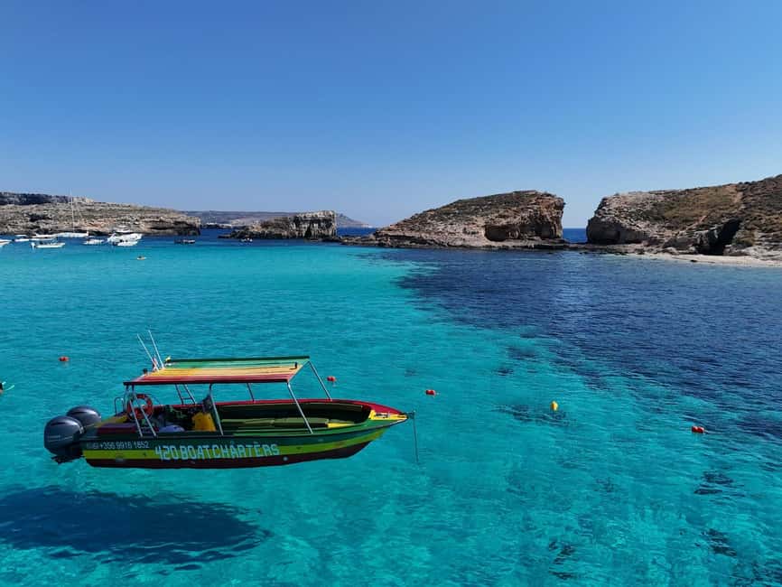 Malta: Blue Lagoon, Caves & around Comino Private Speedboat - The 3-hour itinerary, stop by stop (and what to do at each one)