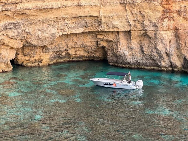 Malta: Blue Lagoon, Caves, Comino & Gozo Private Boat Trip - Meeting Point at Elephant Rock and How You’ll Find the Boat Fast