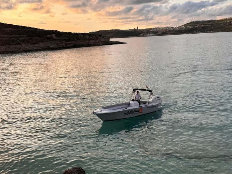 Malta: Blue Lagoon, Caves, Comino & Gozo Private Boat Trip - Blue Lagoon: The White-Sand Swimming Pool Feeling