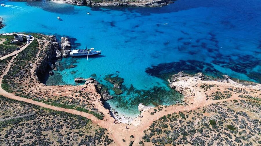 Malta: Comino, Blue Lagoon, Crystal Lagoon & Caves Cruise - Gozo Without Stopping: Mgarr Harbour from the Water