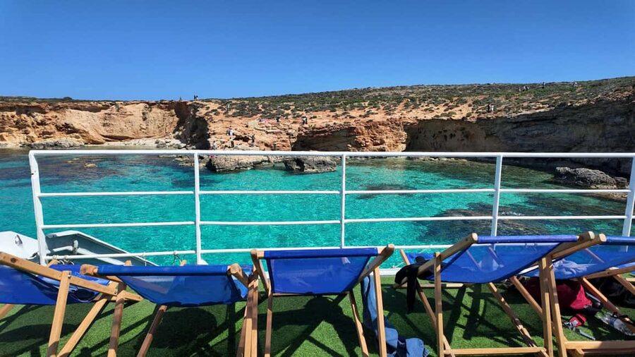 Malta: Comino, Blue Lagoon, Crystal Lagoon & Caves Cruise - The 10m Slide: The Fun Part That’s Included