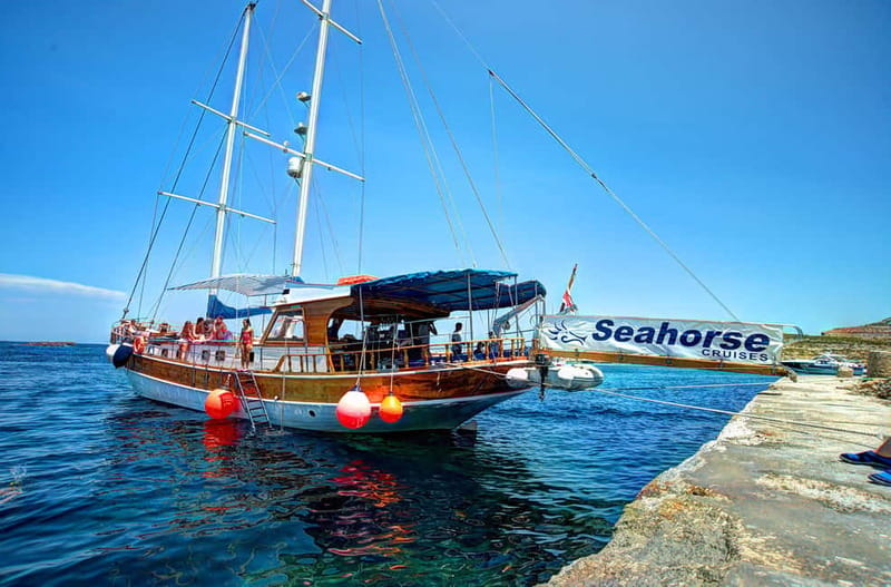 Malta: Comino, Blue Lagoon, + Sea Caves Day Trip - Sailing From Bugibba Jetty: The Seahorse Cruises Rhythm