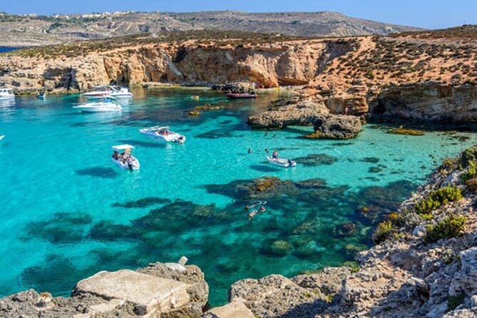 Malta: Comino Cruise and Jeep Tour with lunch and Transport - Around Comino: bays, caves, and why multiple stops beat one long stop