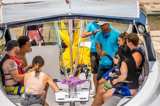 MALTA - Go & Fun Parasailing Free Photos & Videos - Spinola Jetty start: where your flight actually begins