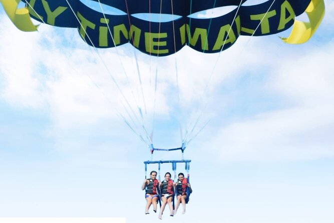 MALTA - Go & Fun Parasailing Free Photos & Videos - On the boat: harnesses, harness checks, and winch time