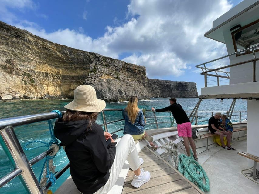 Malta: Gozo Comino and Blue Lagoon Boat Tour with Swim Stop - Crystal Lagoon, Poppy’s Caves, and Lovers Caves: photo stops that add up