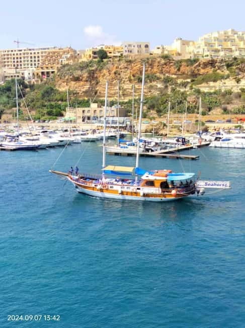 Malta: Gozo, Comino Island and Blue Lagoon Cruise - Getting to Bugibba and getting on the boat on time