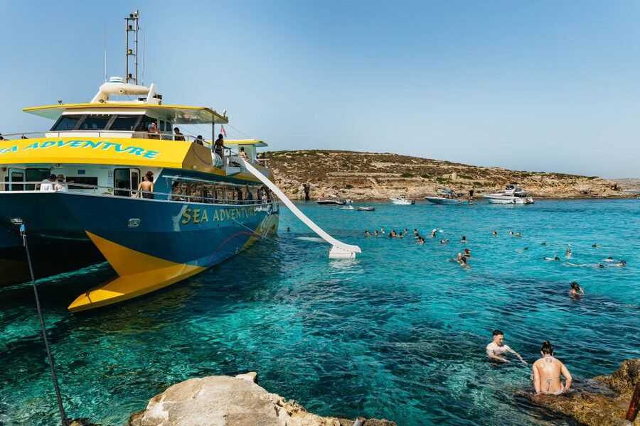 Malta: Gozo & Comino Islands, Blue Lagoon & Seacaves Tour - From Bugibba Jetty to Comino: Cliffs, Caves, and St. Paul’s Island