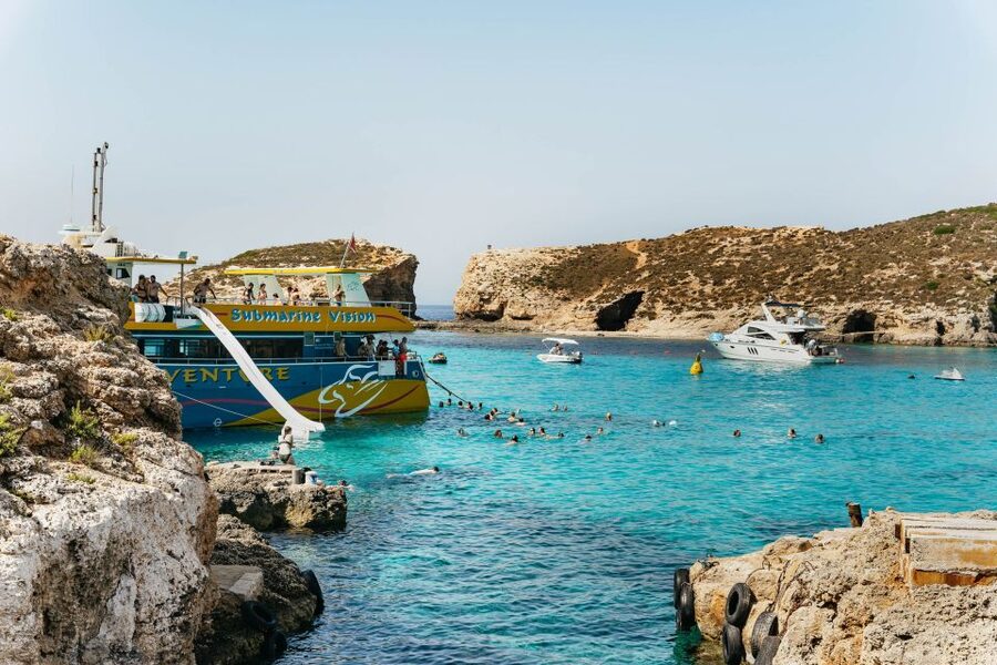 Malta: Gozo & Comino Islands, Blue Lagoon & Seacaves Tour - The Crew, the Music, and the Safety Tone