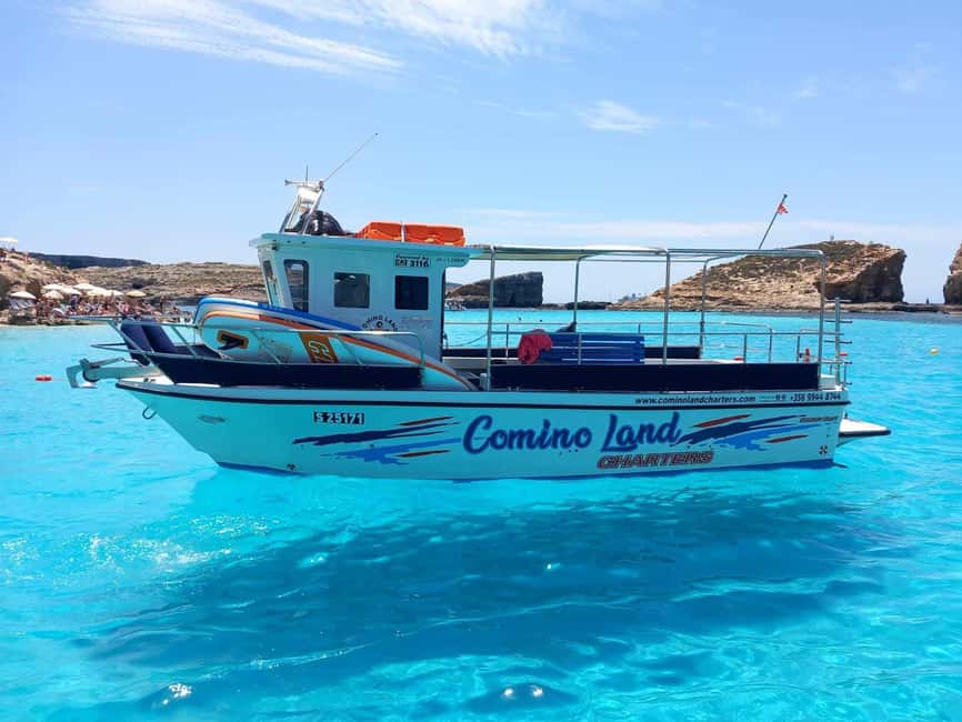 Malta: Gozo, Comino, Sea Caves, and Blue Lagoon Cruise - Crystal Lagoon stop: clear water and a 45-minute “go time” (not a long wait)