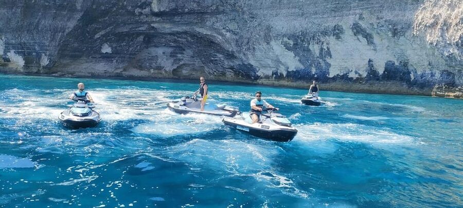 Malta: Jet Ski Safari to St. Paul's Islands or St Thomas Bay - North Safari Loop: Mellieha Bay, St Paul’s Bay, and the St. Paul’s Islands Pass
