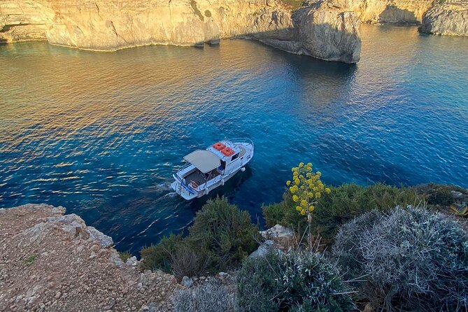 Malta: Private Boat Trip & Cruises Comino, Blue Lagoon, Gozo - Santa Marija Bay: a horseshoe of sand and a calmer feel