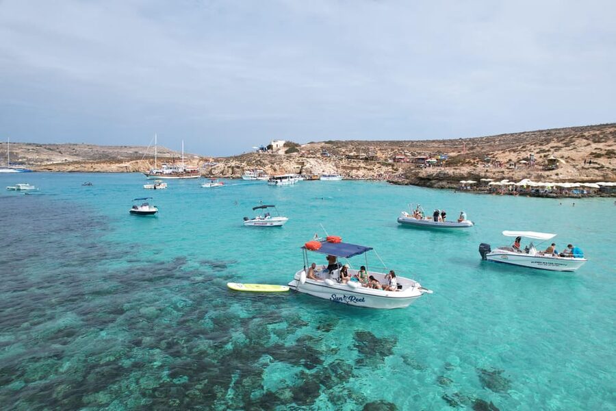 Malta: Private Boat Trip to Comino, Blue Lagoon & Gozo - Gozo Time: Victoria Citadel Area and Coastal Perspective