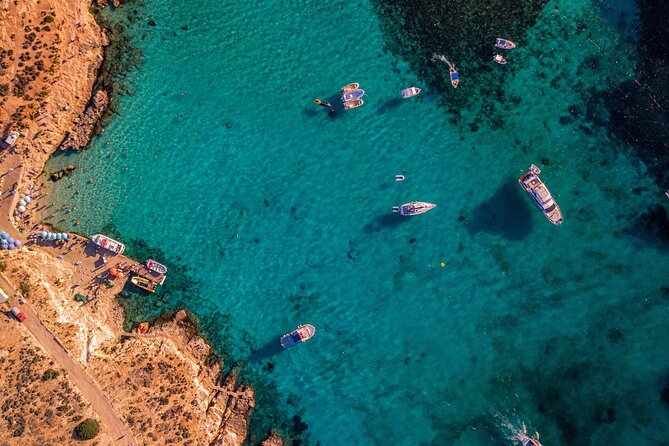 Malta Private Charter from Mellieha: Gozo, Comino, Blue Lagoon - Blue Lagoon Anchors: The Part Everyone Talks About